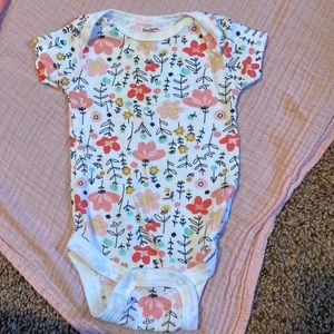 Floral 0-3 month Bodysuit